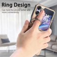 thumbnail image 3 of for Oppo Find N2 Flip Case with Ring, Slim PU Leather Protective Cover Phone Case Oppo Find N2 Flip ZH Beige, 3 of 18
