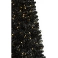 thumbnail image 2 of Treetopia Tuxedo Black Artificial Christmas Tree 6ft LED Clear, 2 of 5
