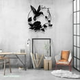 thumbnail image 4 of Craftnamesign Custom Hummingbird Metal Wall Art LED Light, Hummingbird Lover Name Sign, 4 of 5