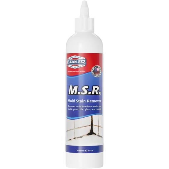 Mold Stain Remover Gel | Powerful Mold and Remover for Caulk and Almost Any Bathroom Surface Like Grout, Glass, Tile and Rubber | Made In from US Company