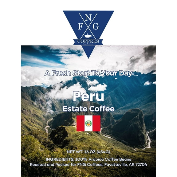 FNG Coffees- Peru Estate Coffee- Whole Bean