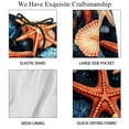 thumbnail image 4 of luoweisi Men's Beach Shorts Quick Dry Swim Trunks with Mesh Lining Starfish L, 4 of 5