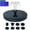 A, variant on Solar Powered Floating Water Fountain, Outdoor Bird Bath Bubbler with 6 Spray Jets, Eco-Friendly Pond Landscape Pump