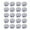 Black White, variant on opvise 20Pcs Tinfoil Box with Lid Reusable Disposable Round Food Grade Non-Stick Oven Safe Cupcake Container Aluminum Foil Bowl Baking Mold Kitchen Supplies Blue