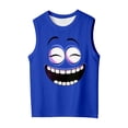 thumbnail image 4 of Boys Graphic Tees Lightweight Graphic Print Crewneck Short Sleeve Tee for Daily Wear Boys' Tops Tees Shirts Blue 3 Years-4 Years, 4 of 4