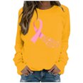 thumbnail image 1 of Longues T-Shirt Blouse Mode Femmes à Manches Col Rond Imprimé Chandail en Molleton Hauts, 1 of 1