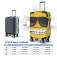 thumbnail image 4 of Yiaed Smiling With Sunglasses Print Travel Luggage Cover Suitcase Protector Covers Elastic Luggage Anti-scratch(No luggage included）-, 4 of 7