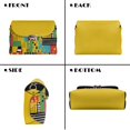 thumbnail image 2 of SCRAWLGOD Abstract Geometry Print Yellow Crossbody bags for Women Waterproof Casual Crossbody Purse Lightweight Stain Resistant Shoulder Bag Easy to Clean Shoulder Purses, 2 of 7