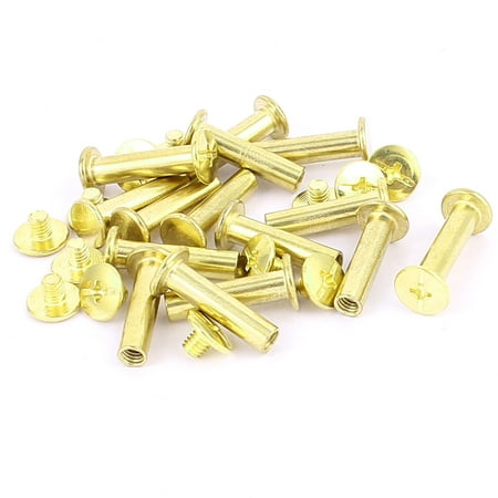 

15 Sets M5x20mm Binding Screws Posts Album docking screw Rivet Scrapbooking