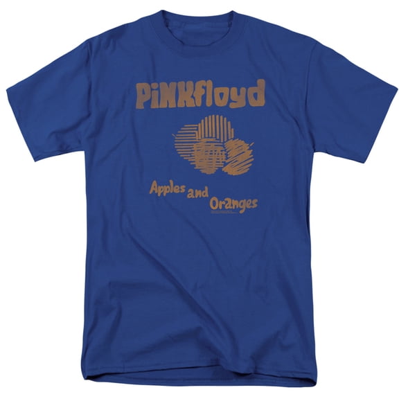 Pink Floyd Apples And Oranges Adult 18/1 T-Shirt Royal Blue