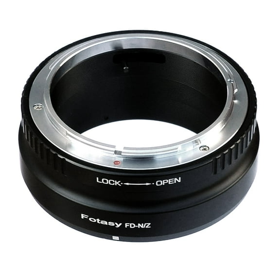 Fotasy Canon FD Lens to Nikon Z Mount Mirrorless Camera Adapter, Compatible with Canon FD Lense & Nikon Mirrorless Z5 Z50 Z6 Z7 Z6II Z7II Z fc Z9