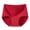 Brick Red, variant on Women’s Lucky Red Cotton High Waist Panty – Class A Cotton Tummy Control Briefs, Plus Size No-Wedgie Seamless Underwear Hot Pink XXXL
