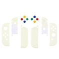 thumbnail image 3 of Light Cream Housing w/ABXY Direction Buttons Replacement Shell Case for Nintendo Switch/OLED Joycon, 3 of 9
