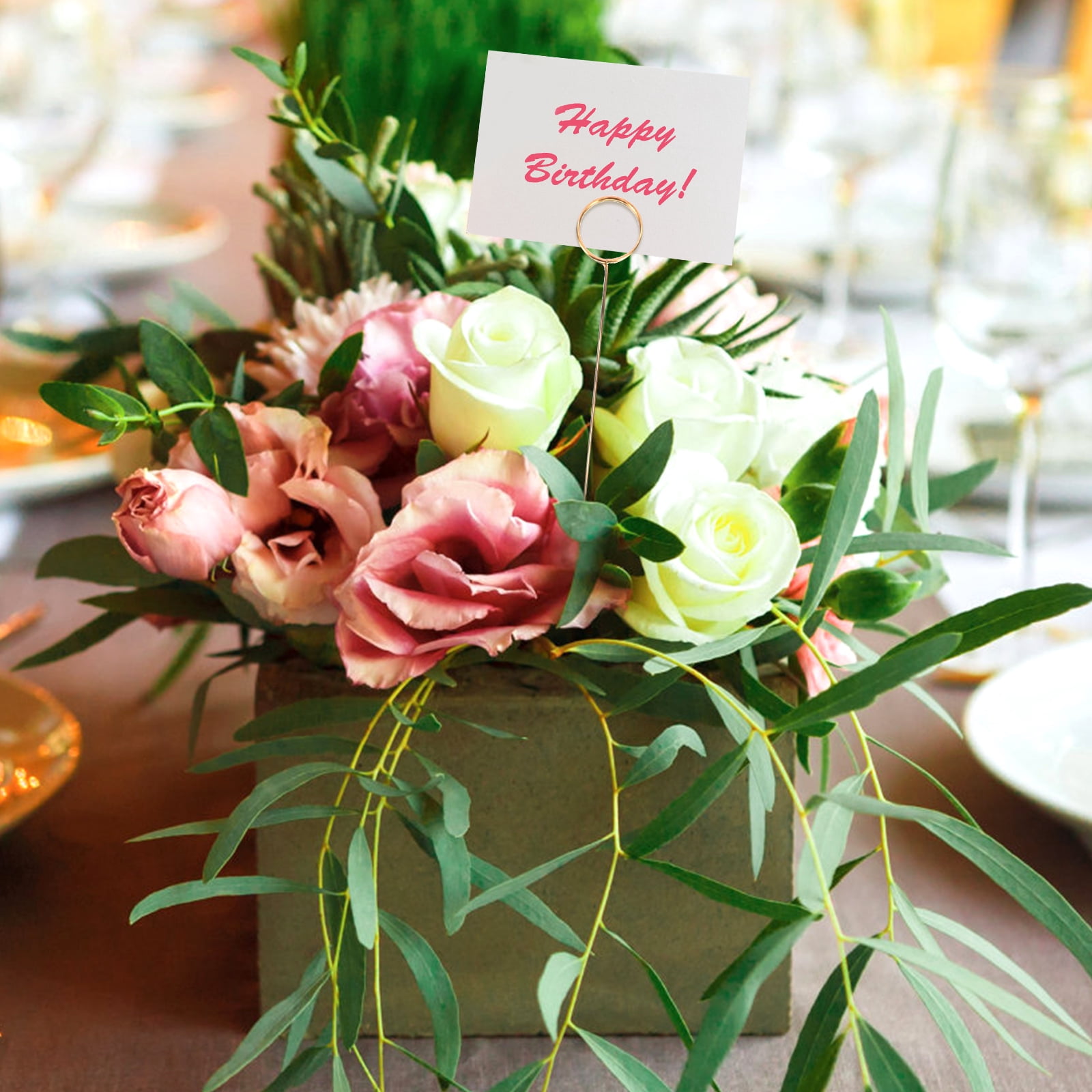 合(HOP) 店舗特典 トレカ walmart【4枚セット】 20 Pcs Flower Sign Card Holder Gift Card Floral Picks Floral Cards