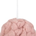 thumbnail image 4 of Northlight 3.75" Pink Woven Yarn Ball Hanging Christmas Ornament, 4 of 5