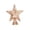 Gold, variant on Christmas Tree Topper Star, Wrought Iron Tree Top Star, Rattan Christmas Tree Top Decor for Indoor Outdoor Holiday, Sturdy Classic Five Pointed Star Ornament for Real Artificial Trees