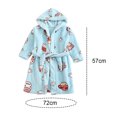 thumbnail image 2 of Albornoz infantil otoño e invierno nuevos pijamas infantiles de franela para hombres y mujeres, 2 of 5