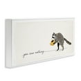 thumbnail image 3 of Stupell Industries You Saw Nothing Raccoon & Coffee Animals & Insects Painting White Framed Art Print Wall Art, 30 x 13, 3 of 9