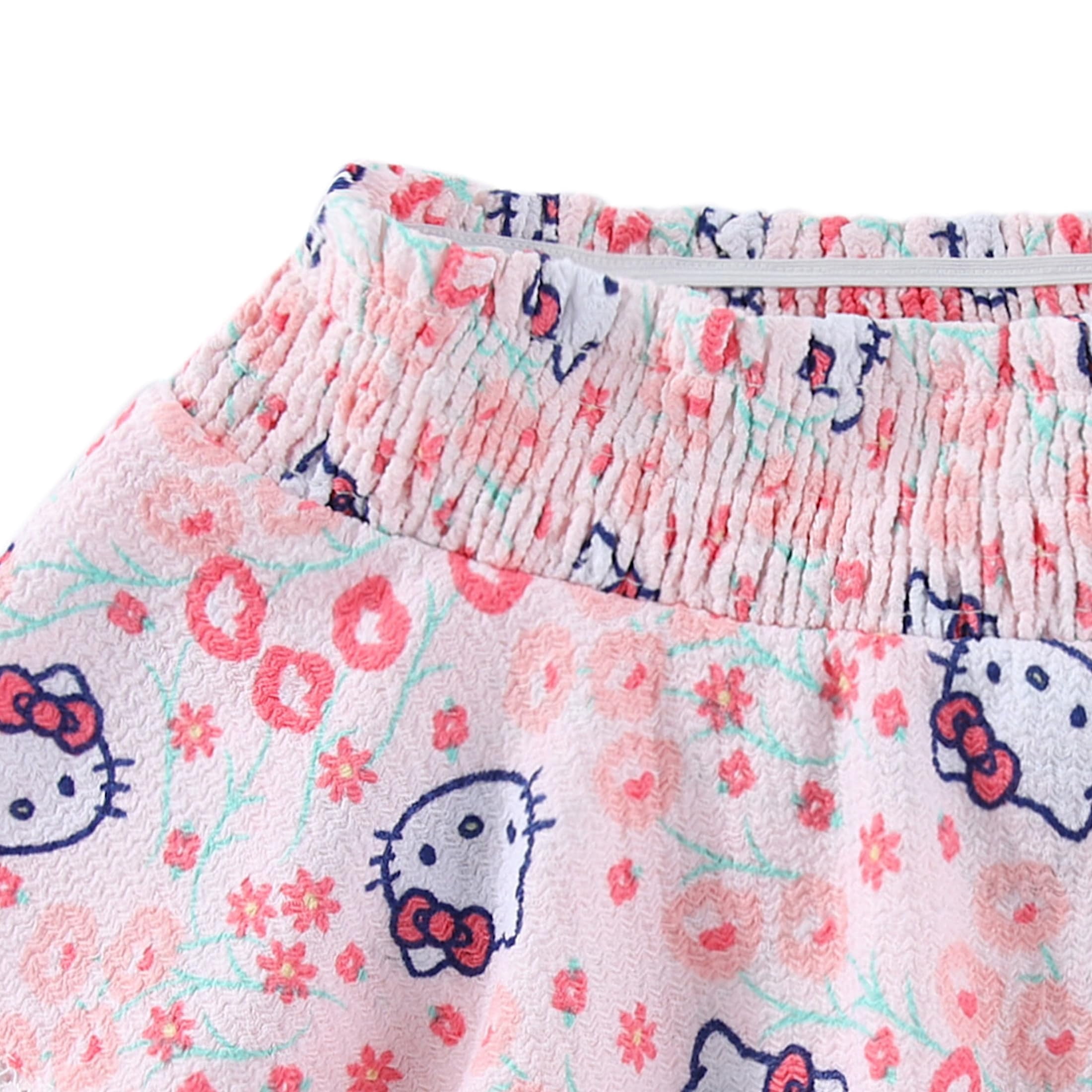 Hello Kitty Sanrio Short Sleeve Shirt and Skort Skirt Set (Girls), 2 Piece Set, Sizes 4-10