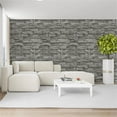 thumbnail image 5 of UMIGGEE Grey Brick Stone Peel and Stick Wallpaper 17.7" x 118" Removable Wall Contact Paper Backsplash Vinyl Film for Bedroom Faux Brick Kitchen Cabinets Backsplash Fireplace Laundry Room, 5 of 8