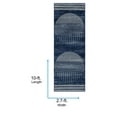 thumbnail image 7 of Livabliss Area Rugs for Living Room, 3x10 Floransa Modern Dark Blue Runner Rug, Bedroom Dining Room Home Decor Stain Resistant Carpet (2'7" x 10' Runner), 7 of 7