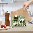 thumbnail image 6 of BZSMCE Napkin Holder Creative Pandas Among Bamboo Bliss Pattern Classic Napkin Holders, 6 of 9