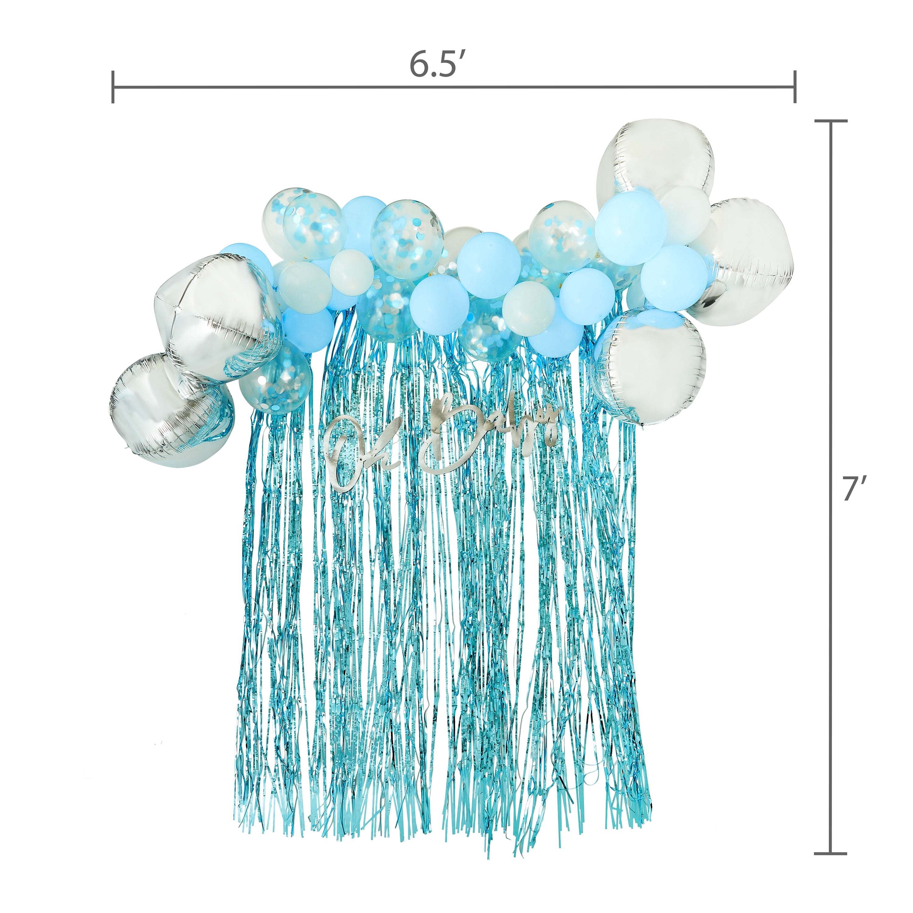 Blue Oh Baby Balloon Arch Kit, 35 Pieces, by Way To Celebrate