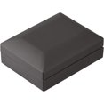 thumbnail image 5 of Caja de regalo para collar con colgante de luz LED, vitrina de terciopelo para almacenamiento de joyas para propuesta, compromiso, aniversario de boda (negro), 5 of 5