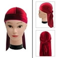 thumbnail image 6 of Bandana Headscarf Chemo Headgear Headgear Pirate Hat Pirate Scarf for Men Women - red, as described, 6 of 8