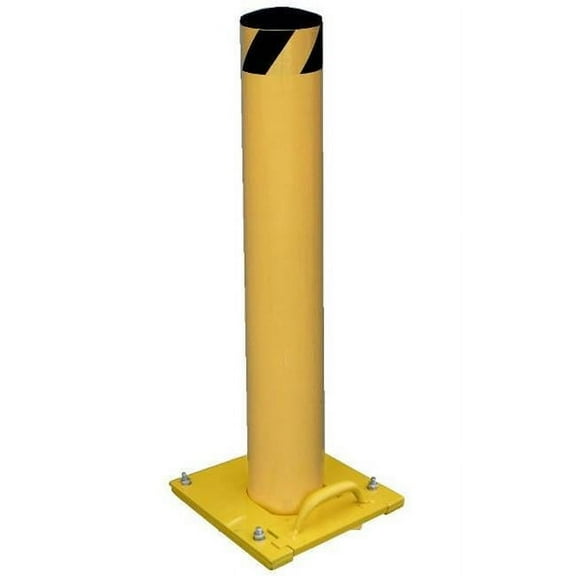 Vestil Manufacturing BOL-RF-36-5.5 36 x 5.5 in. Surface Mounted Removable Steel Pipe Safety Bollard