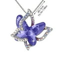 thumbnail image 2 of Jewelry VerPetridure Ladies Crystal Butterfly Necklace Multicolor Pendant Necklace, 2 of 2