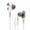 White, variant on Naierhg Wied Earphone Stereo with Mic Plastic Moving Coil Iron 3.5mm Universal Headset for Sports