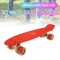 thumbnail image 3 of Mini Cruiser Poisson Planche à Roulettes à DEL à Haute Résilience pour Ados, 3 of 8