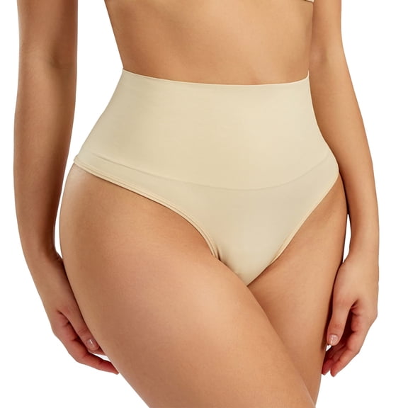 Athlemo Women‘s Light Compression High Waist Panty - Seamless Tummy Smoothing & No Roll Underwear