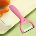 thumbnail image 5 of Fasiaou Stainless Steel Peeler Fruit Peeler Scraper Potato Peeler Kitchen Multifunctional Household Melon and Fruit Grater, Kitchen Organization Essentials, Kitchen Gadgets, Kitchen Utensils(Pink), 5 of 6