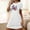 White, variant on Cxenplz Nightgowns for Women Summer Printed Short Sleeve Casual Sleep Tee Pullover Night Shirts Sleep Shirt Soft Nightgowns Sleepwear Dress on Clearance