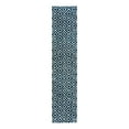 thumbnail image 3 of Unique Loom Trellis Shag Collection Area Rug - Ruth (3' 3" x 16' 5" Runner Navy Blue/Ivory), 3 of 11