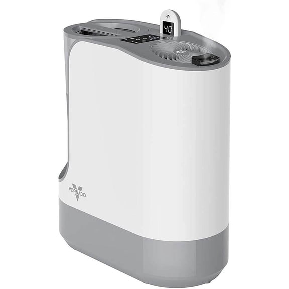 Vornado UH200 Ultrasonic Humidifier with Fan-Assisted Whole Room Humidification, Auto Humidity Control, Remote, and Electronic Humidistat, 1.75 gal tank