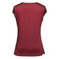 thumbnail image 5 of LUOGENLI T-shirts pour Femme pour Femmes Dames Été Mode Cool Confortable Manches Courtes T-Shirt en Dentelle Tee T-shirts Femmes Blanc Saint-Valentin T-shirts pour Femmes T-shirts Graphiques Pêche Saint-Patrick Rouge P, 5 of 5