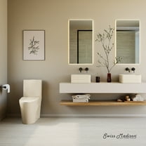 St. Tropez One-Piece 12" Rough-in 1.1/1.6 GPF Dual Flush Elongated ADA Toilet in Matte Bisque
