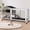 Brown, variant on Aivituvin 2-Story Rabbit Cage with Chew-Proof Metal Frame for Indoor/Outdoor 62" Bunny Hutch Guinea Pig Wooden Cages with Wheels & 2 Removable Trays