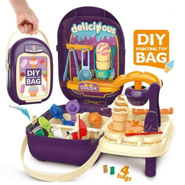 Toddler Toys Baby Toys Boy Toys Girls Toys Gangjia Toys Suitcase Tableware Makeup Box Role-playing DIY Drawing Board Gangjia Toys
