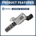 thumbnail image 5 of Engine Variable Valve Timing VVT Solenoid, No.1533046021 for Toyota Mark II Silver Tone, 1 Pc, 5 of 6