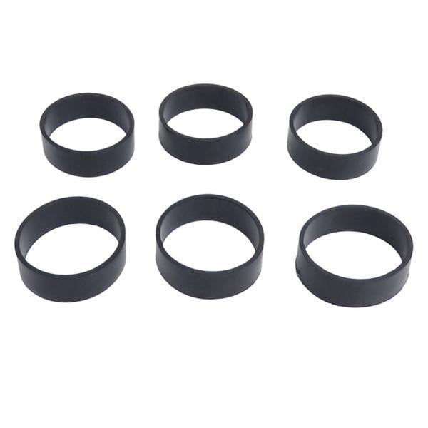 Paquete de 2-3 6 Bandas de Fijación de Goma para Correa de Trasera Cinturón de Peso de Buceo Agua 2 piezas DYNWAVEMX Anillos fijos
