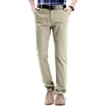 thumbnail image 5 of Matchstick Men’s Slim-Fit Flat Front Tapered Casual Chino Pants, 5 of 10