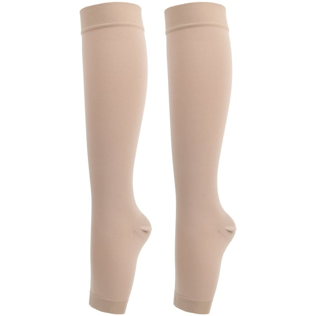 Chaussettes d'Élasticité, Chaussettes de Compression Moyennes pour Veines, Performance Puissante