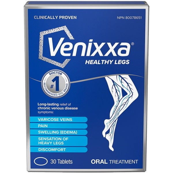 Venixxa Healthy Legs for Varicose Veins 30 Tablets [Healthcare]