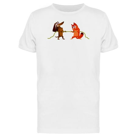 Rival Tee - Cat & Dog Forever Rivals Tee Men's -Image by Shutterstock