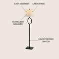 thumbnail image 4 of JONATHAN Y April 61" Metal Modern Contemporary LED Floor Lamp, Oil Rubbed Bronze, JYL1089B, 4 of 7
