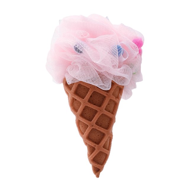 Bolas De Esponja Para Ducha De Baño, Esponja De Baño Con Forma De Helado, Limpieza De Ducha Corporal, Depurador, Bolas De Ducha De Baño ANGGREK Bath Shower Balls